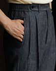 Ugentle Linen Trousers — Denim