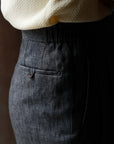 Ugentle Linen Trousers — Denim