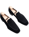 Corduroy Loafers Black