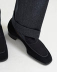 Corduroy Loafers Black
