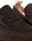 Corduroy Loafers Dark Brown
