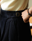 Ugentle Gurkha Shorts — Navy