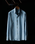Ugentle One-piece Collar Shirt — Washed Denim