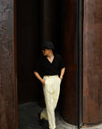 Ugentle Linen Trousers — Ivory