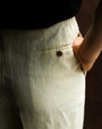 Ugentle Linen Trousers — Ivory