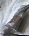 Ugentle One-piece Collar Linen Shirt — Neutral