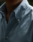 Ugentle Button Down Collar Shirt — Washed Denim