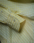 Ugentle One-piece Collar Shirt — Seersucker Lemon