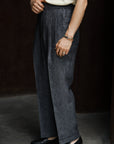 Ugentle Linen Trousers — Denim