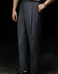 Ugentle Linen Trousers — Denim
