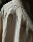 Ugentle Spread Collar Linen Shirt — Bagie