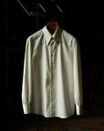 Ugentle Long Point Collar Shirt — Pearl White