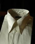 Ugentle Long Point Collar Shirt — Pearl White
