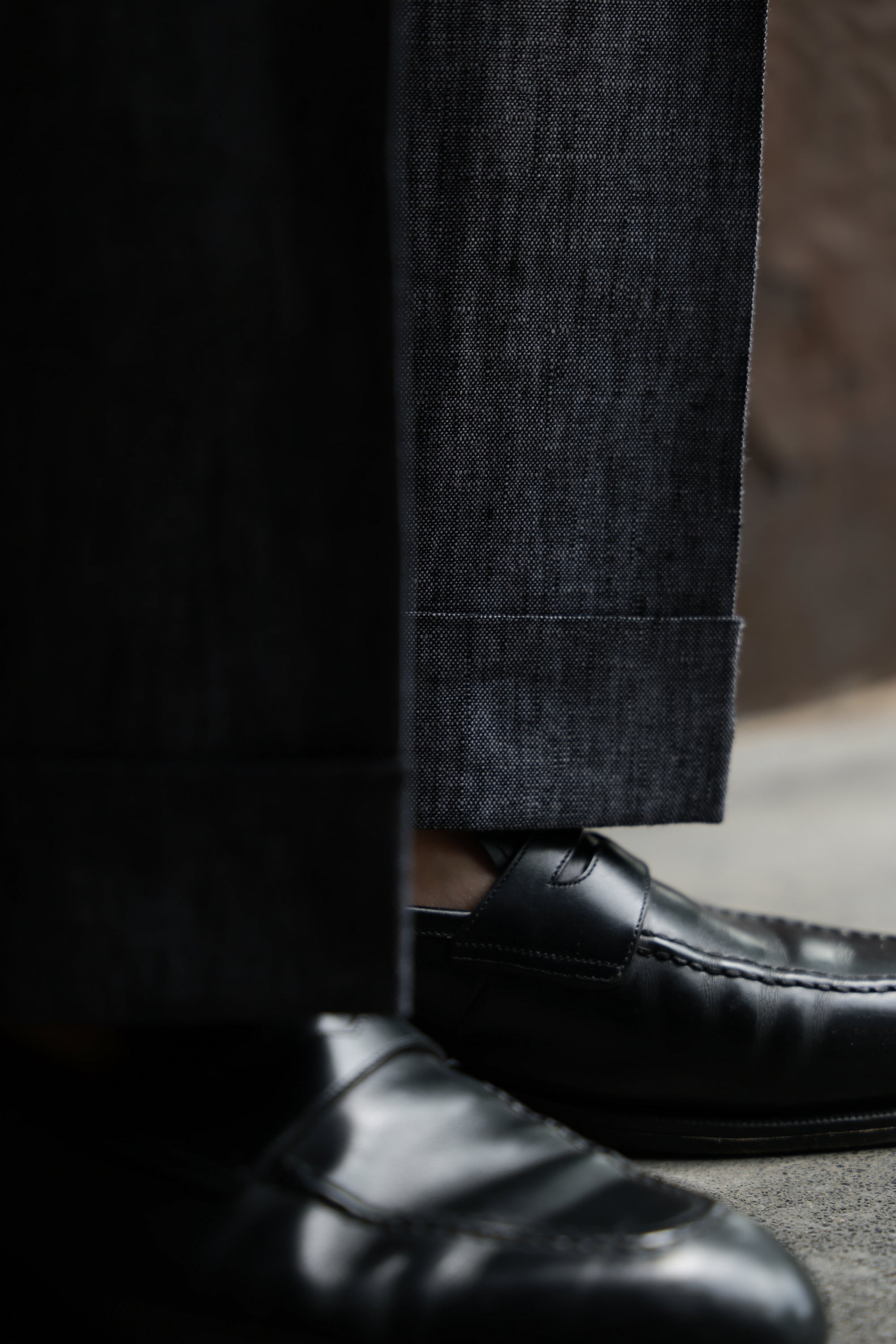 Ugentle Linen Trousers — Denim