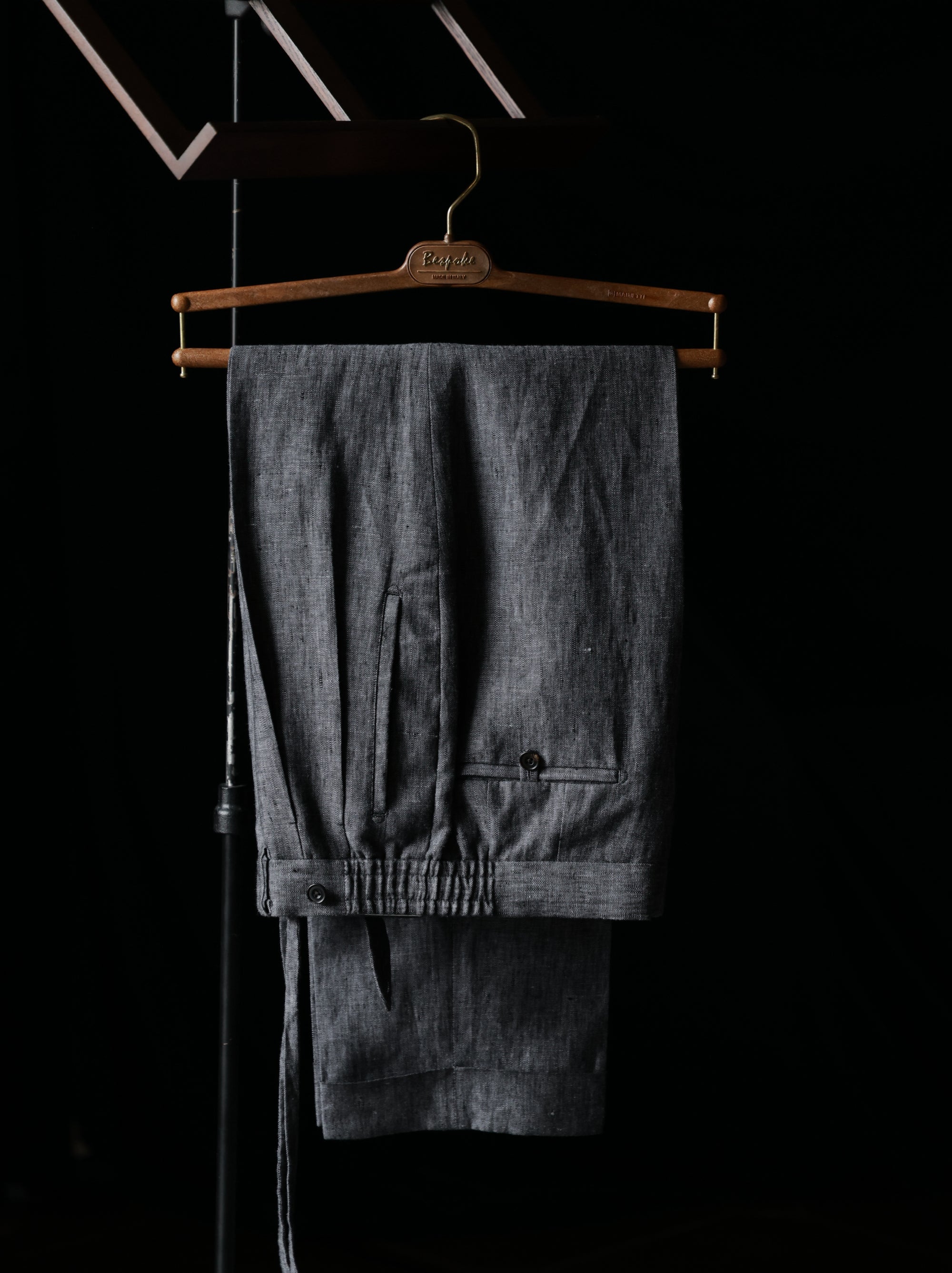 Ugentle Linen Trousers — Denim