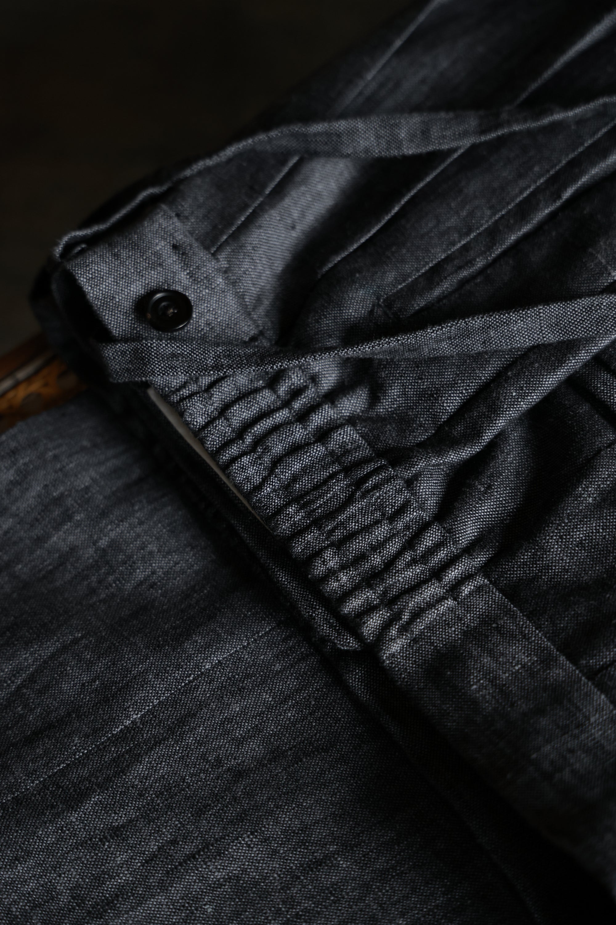 Ugentle Linen Trousers — Denim