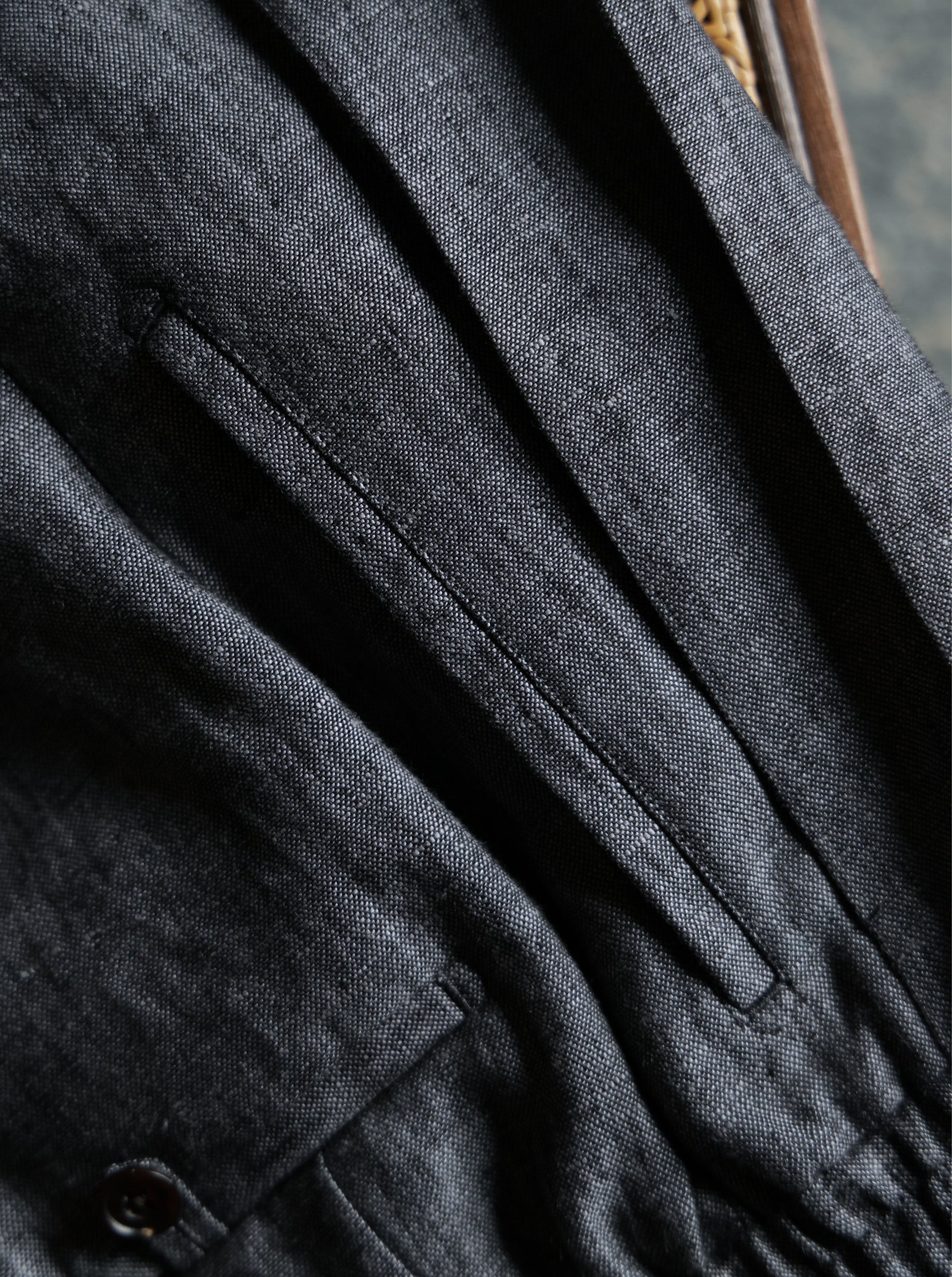Ugentle Linen Trousers — Denim