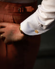Ugentle One-piece Collar Shirt — White