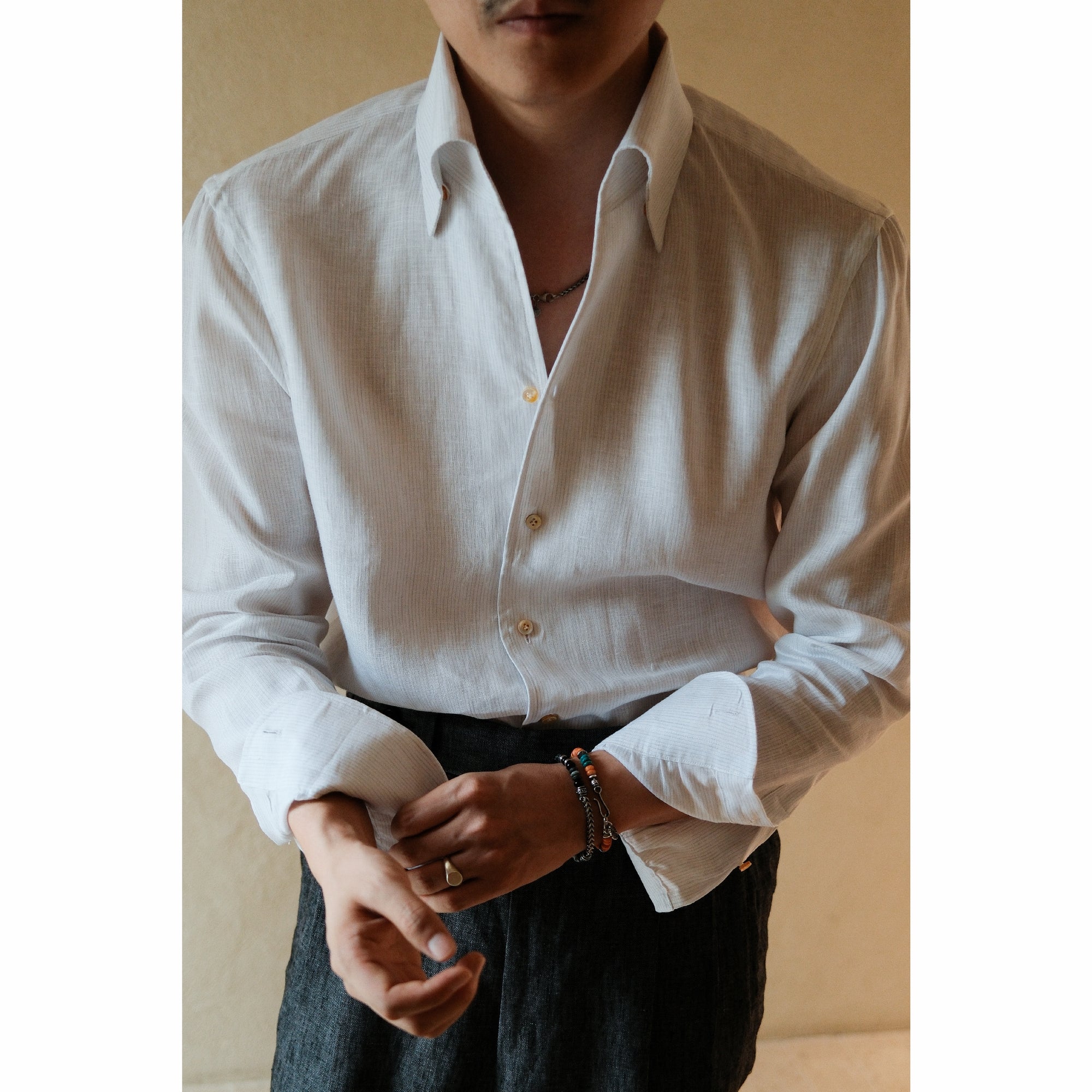 one piece dress shirt Bond One-Piece Collar Shirt White / M