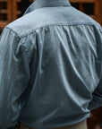 Ugentle Button Down Collar Shirt — Washed Denim