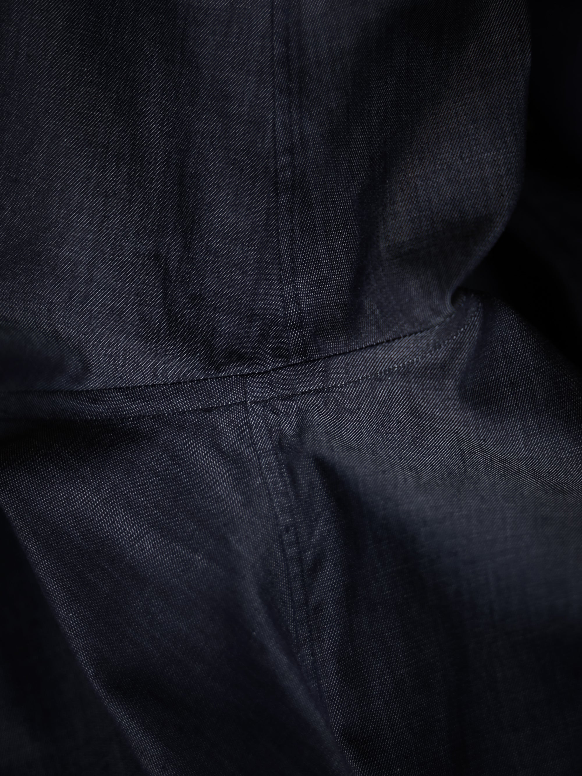 Ugentle One-piece Collar Shirt — Denim