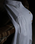 Ugentle One-piece Collar Shirt — Neutral Seersucker