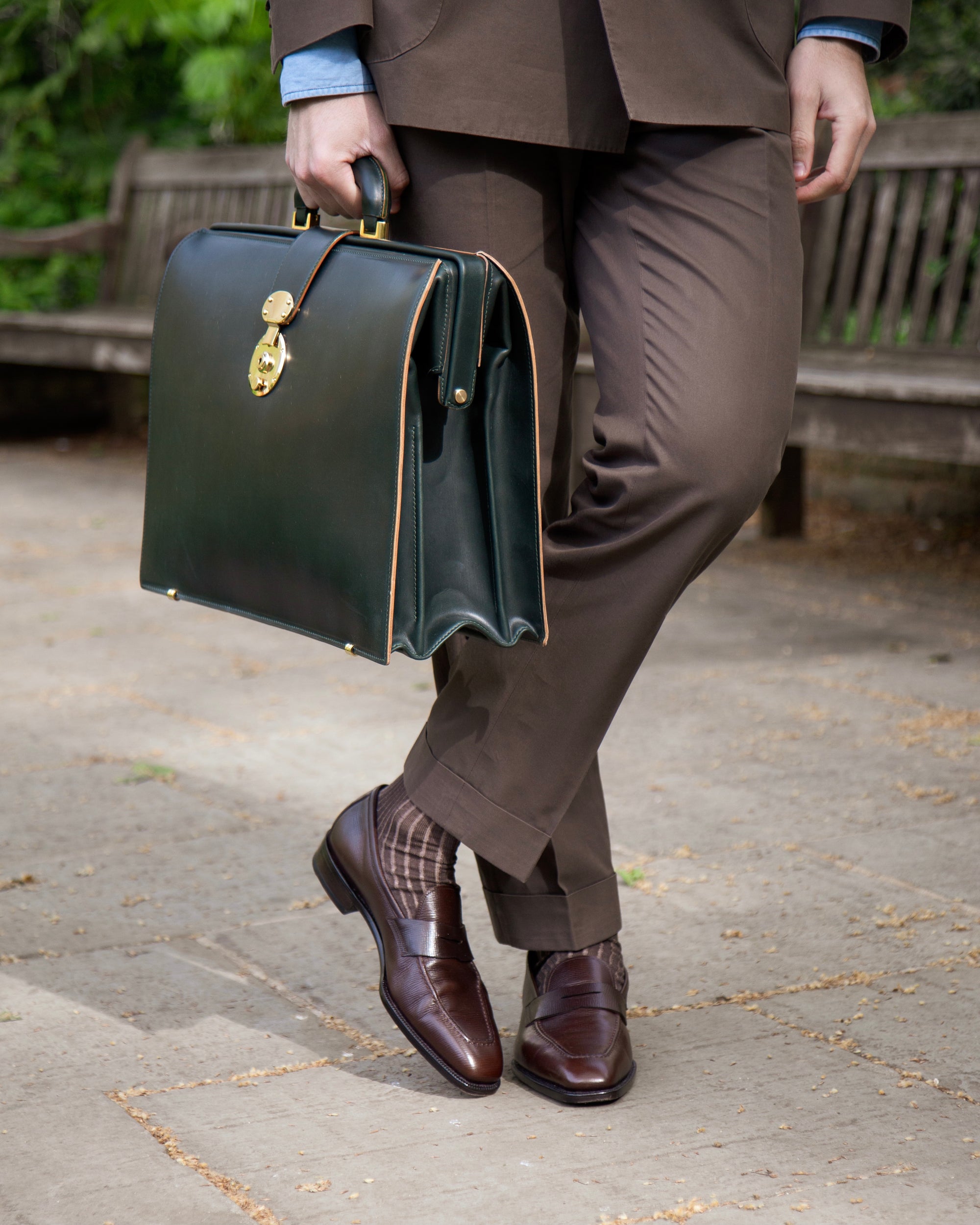 Top Frame Briefcase