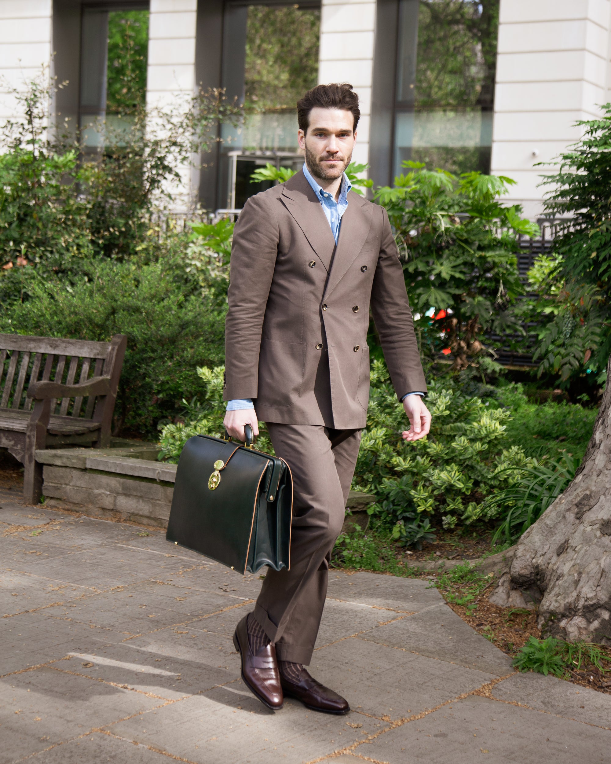 Top Frame Briefcase