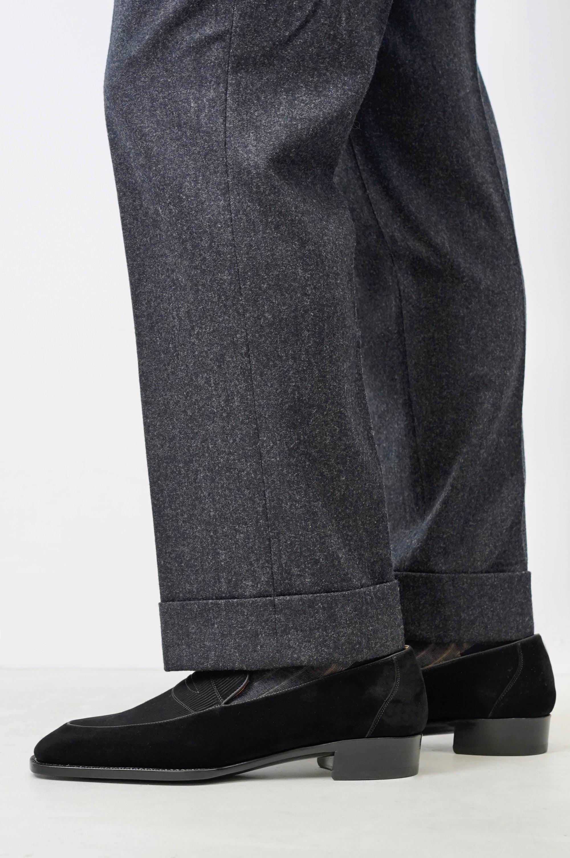 Corduroy Loafers Black