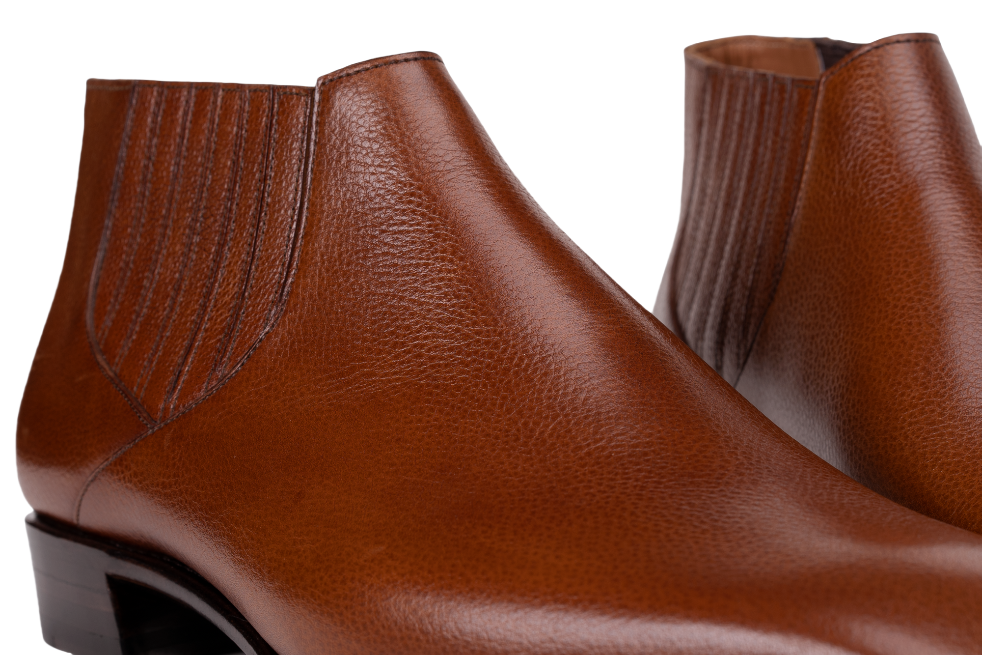 SoHo Boots Bourbon Grain Cognac