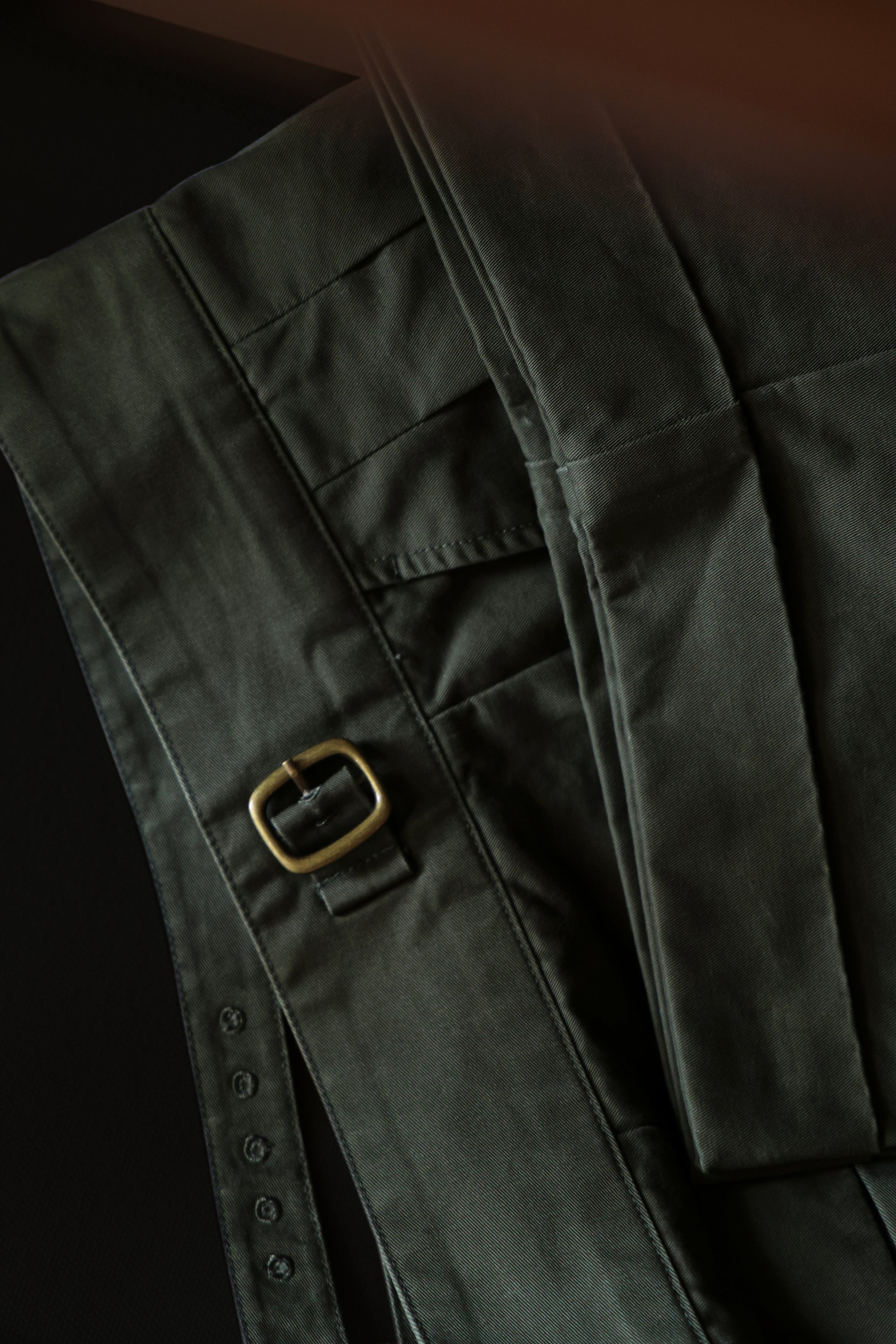 Ugentle Gurkha Shorts — Jungle green