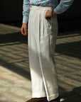 Ugentle Linen Trousers — Off White