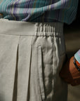Ugentle Linen Trousers — Off White