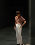 Ugentle Linen Trousers — Off White