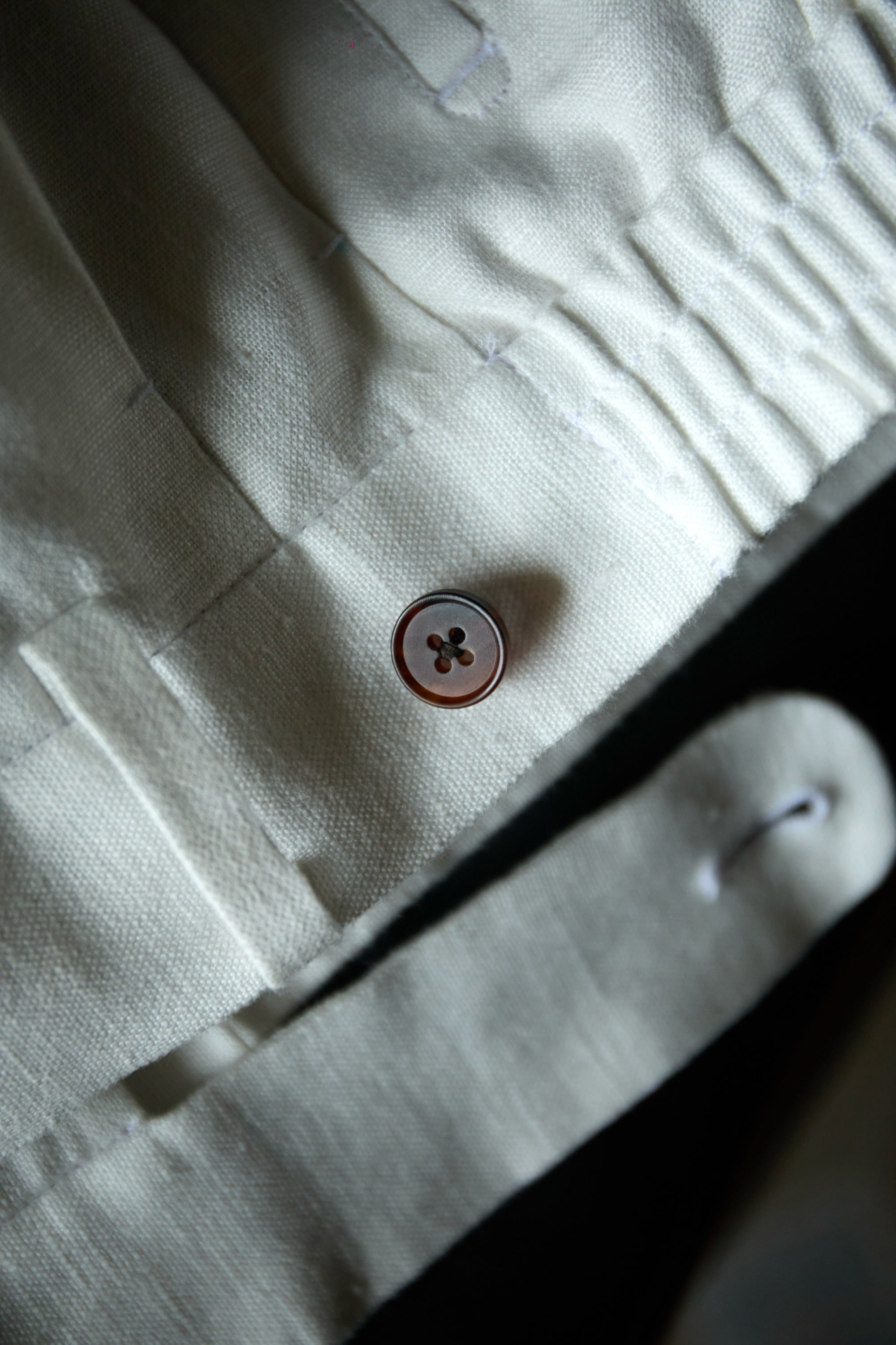 Ugentle Linen Trousers — Off White