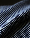 Ugentle Open Collar Cotton Knitted Polo Indigo