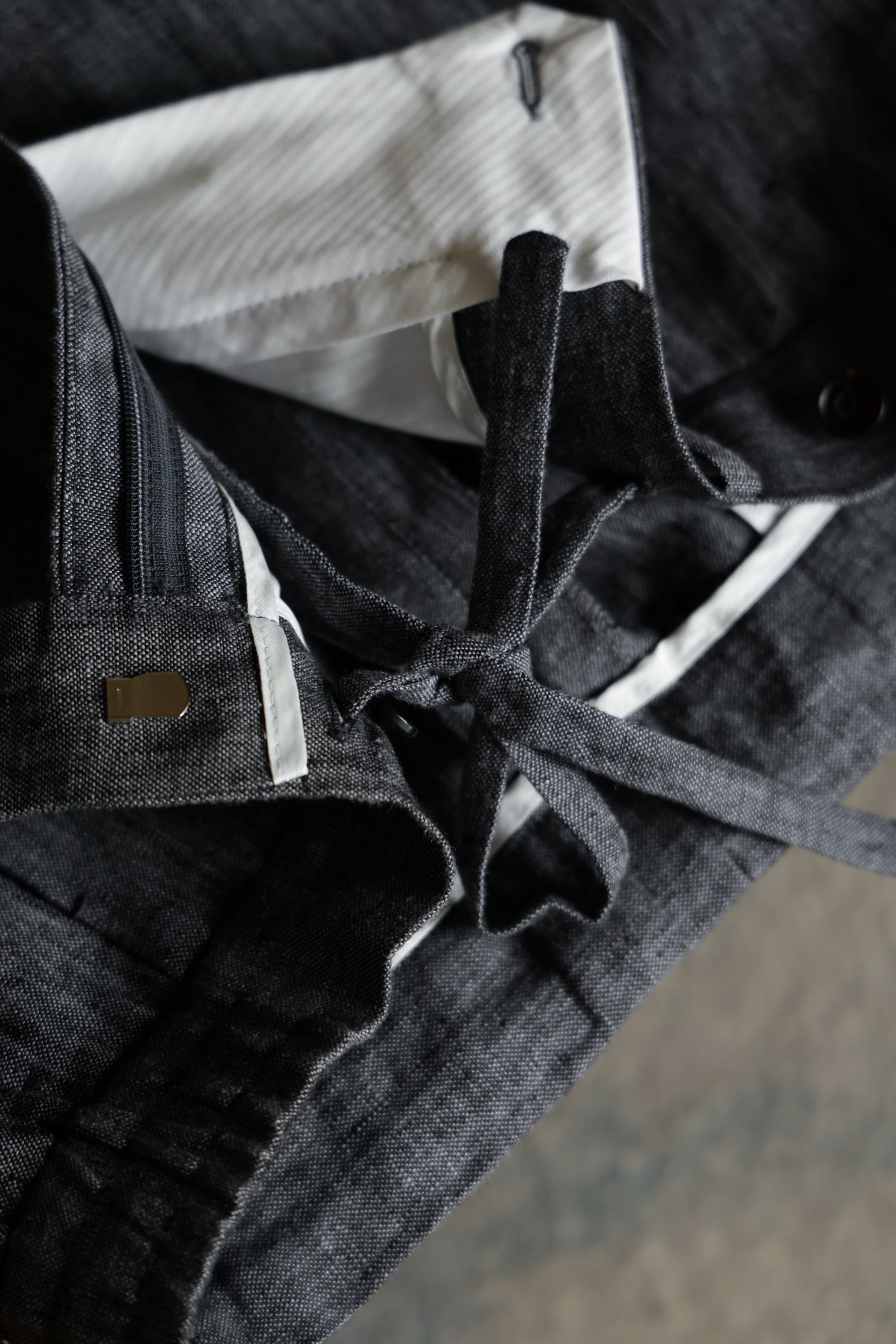 Ugentle Linen Shorts — Denim