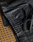 Ugentle Linen Shorts — Denim