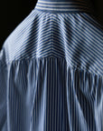 Ugentle Button Down Collar Shirt — Blue Pencil Stripe