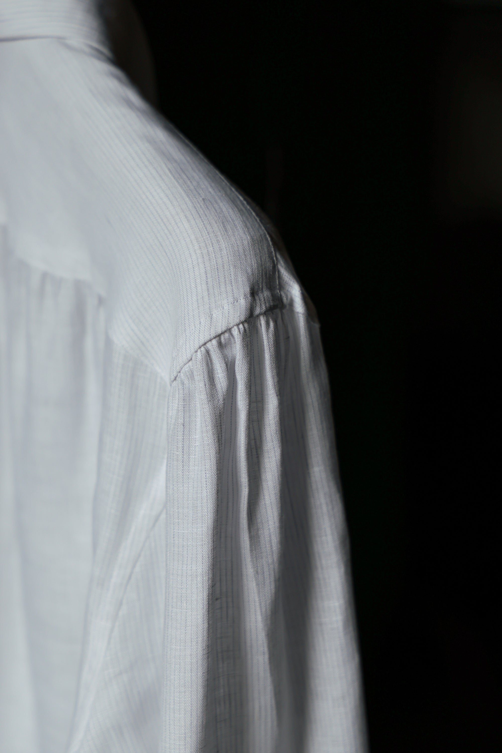 Ugentle One-piece Collar Linen Shirt — Neutral