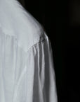 Ugentle One-piece Collar Linen Shirt — Neutral