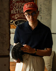 Ugentle Cotton/Cashmere Classic Polo Navy