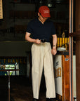Ugentle Cotton/Cashmere Classic Polo Navy
