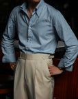 Ugentle Button Down Collar Shirt — Washed Denim