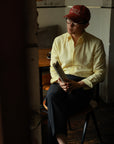 Ugentle One-piece Collar Shirt — Seersucker Lemon