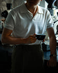 Ugentle Cotton/Cashmere Classic Polo Off White