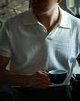 Ugentle Cotton/Cashmere Classic Polo Off White