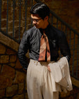 Ugentle Long Point Collar Shirt — Denim