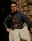 Ugentle Long Point Collar Shirt — Denim