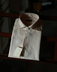 Ugentle Spread Collar Linen Shirt — Bagie
